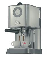 Gaggia New Baby Twin (Гаджиа Нью Бэби Твин) – самая функциональная модель линейки New Baby, корпус из матовой нержавеющей стали и cенсорная панель управления