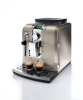 Компактная, стильная Philips - Saeco Syntia SS (Stainless Steel)  Филипс-Саеко Синтия (нерж.сталь) с цветным интуитивным дисплеем и четкими линиями из нерж. стали вписывается фактически в любой интерьер современной квартиры или приемной.