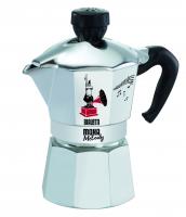 Гейзерная кофеварка Bialetti Moka Express Melody на 3 чашки - это кавер-версия классической кофеварки Moka Express - играет мелодию