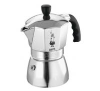 Гейзерная кофеварка Bialetti Dama на 3 чашки. Оригинальная ручка из бархатистого пластика с декоративной металлической вставкой