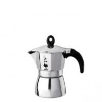 Гейзерная кофеварка Bialetti Dama на 2 чашки. Оригинальная ручка из бархатистого пластика с декоративной металлической вставкой