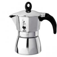 Гейзерная кофеварка Bialetti Dama на 9 чашeк. Оригинальная ручка из бархатистого пластика с декоративной металлической вставкой
