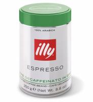 Кофе illy в зернах нормальной обжарки без кофеина, 250 г