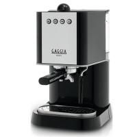 Модель Gaggia New Baby Black (Гаджиа Нью Бэйби) - это продолжение  модельного ряда Baby из черного износоустойчивого пластика с панелью из нержавеющей стали, на которой расположены кнопки управления кофеваркой