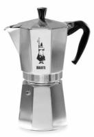 Гейзерная кофеварка Bialetti Moka Express на 12 чашек. Королевский размер, можно напоить кофе небольшой офис